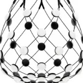 Steel Black structure & Polycarbonate lenses - Mesh Suspension