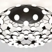 Steel Black structure & Polycarbonate lenses - Mesh Ceiling