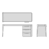 Drawer on the Right (Seat View)