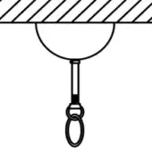 Hook with chain (B)