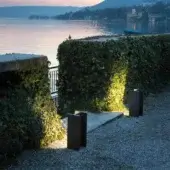 Distinguished Nemo Lighting Mais Plus Que Cela Je Ne Peux Pas floor lamp in steel with dark gray finish and architectural geometry