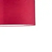 Mod. 3465 - Cylinder with wrinkled fabric / pvc - Red
