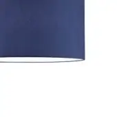 Mod. 3465 - Cylinder with wrinkled fabric / pvc - Blue