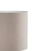 Mod. 7087 - Cylinder with dove gray polycotton fabric / white pvc