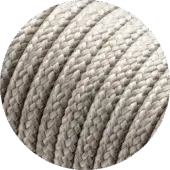 R1 - Round Rope Light Grey