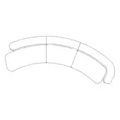 Curved Sofa - Vogue