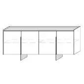 Katana Sideboard - Size D - Four Doors
