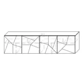 Concrete Sideboard - 4 Doors