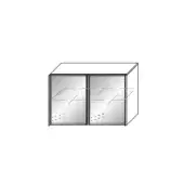 Glass Up Sideboard - 2 Doors