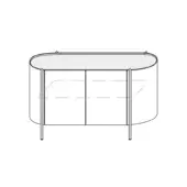 Supernova Sideboard - Two doors