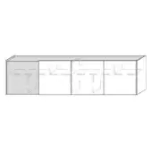 Wrap sideboard - Four doors
