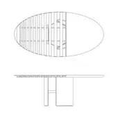 Oval Tal Table