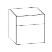 Lama Nightstand - 1 Drawer + 1 Deep Drawer