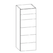Lama Tall Boy Dresser - 6 Drawers
