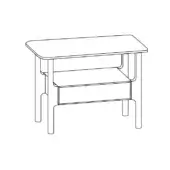 Tepu Nightstand - 1 Drawer