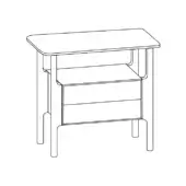 Tepu Nightstand - 2 Drawers