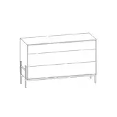 Supernova Dresser - 3 Drawers