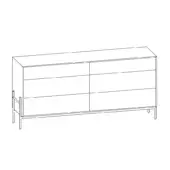 Supernova Dresser - 6 Drawers