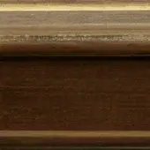 2N34-Antiqued walnut 30 gloss + 4A11-Platinum leaf
