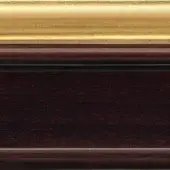 2W01-Wenge 60 gloss + 4O01-Gold leaf