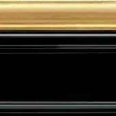 3L02-Black 100 gloss + 4O01-Gold leaf