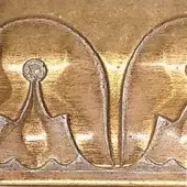 Gold with Ivory Patina