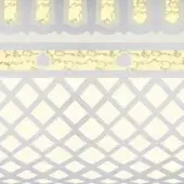Snow White - White Stone Background, White Mother of Pearl Outline & Grey Agate Inserts