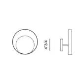 Standard Size A Circle Wall Lamp