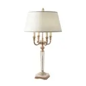 Rock Crystal body & base - 24K Gold Plated arms & detail