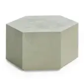 Superior Zanaboni T222 side table handcrafted in Italy with white mother-of-pearl lacquer and octagonal form