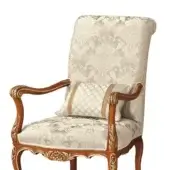 Ivory pattern damask fabric