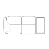 Connor 2 seater with side table