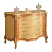 Two-toned wood, with gold leaf details