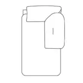 Chaise LEFT side armrest