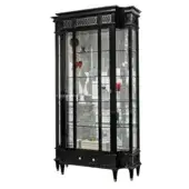 1801 Showcase - Black lacquered
