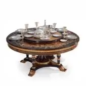 B1203 Table with Lazy Susan