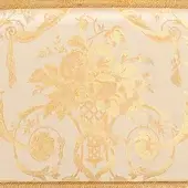 Cream and gold damask fabric