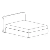 Hari - Low Profile - 11"7/8 Bed Base