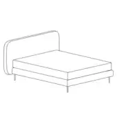 Hari - M2 Feet - 5"7/8 Bed Base
