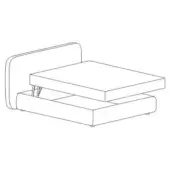Hari - Storage Box/Easy Bed - 11"7/8 Bed Base