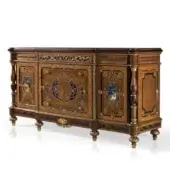 B1188 Dresser - Decorative Inlays in Wood Veneers & Mother of Pearl