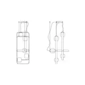 Groove Suspension Lamp - Size C