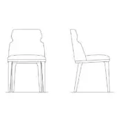 Shape Chair - Without armrests