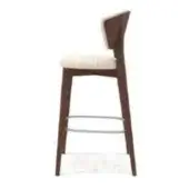 Partially Upholstered Backrest - Stella Bar Stool