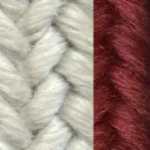 Ivory-Burgundy
