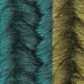 Turquoise-Olive green