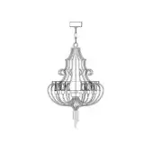 Burlesque Wave Chandelier 9 Lights - Without Arms