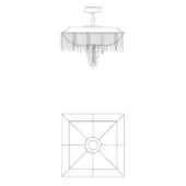 Burlesque EX Ceiling Lamp 20 Lights