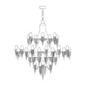 Burlesque EX XL Chandelier 55 Lights