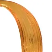 C.D.F - Amber Blown Glass